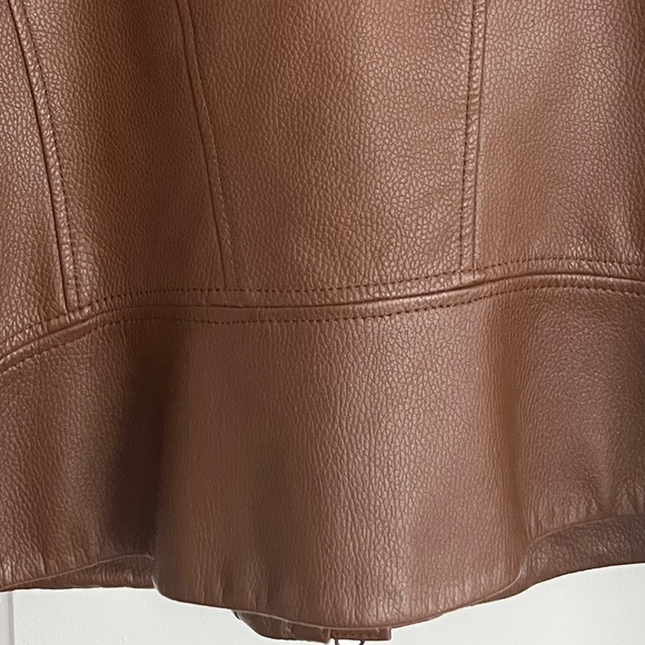 🤎Luisa Cerano Brown leather Jacket  
AS NEW - Picture 10 of 11